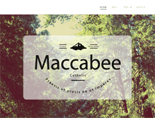 Tablet Screenshot of campmaccabee.com
